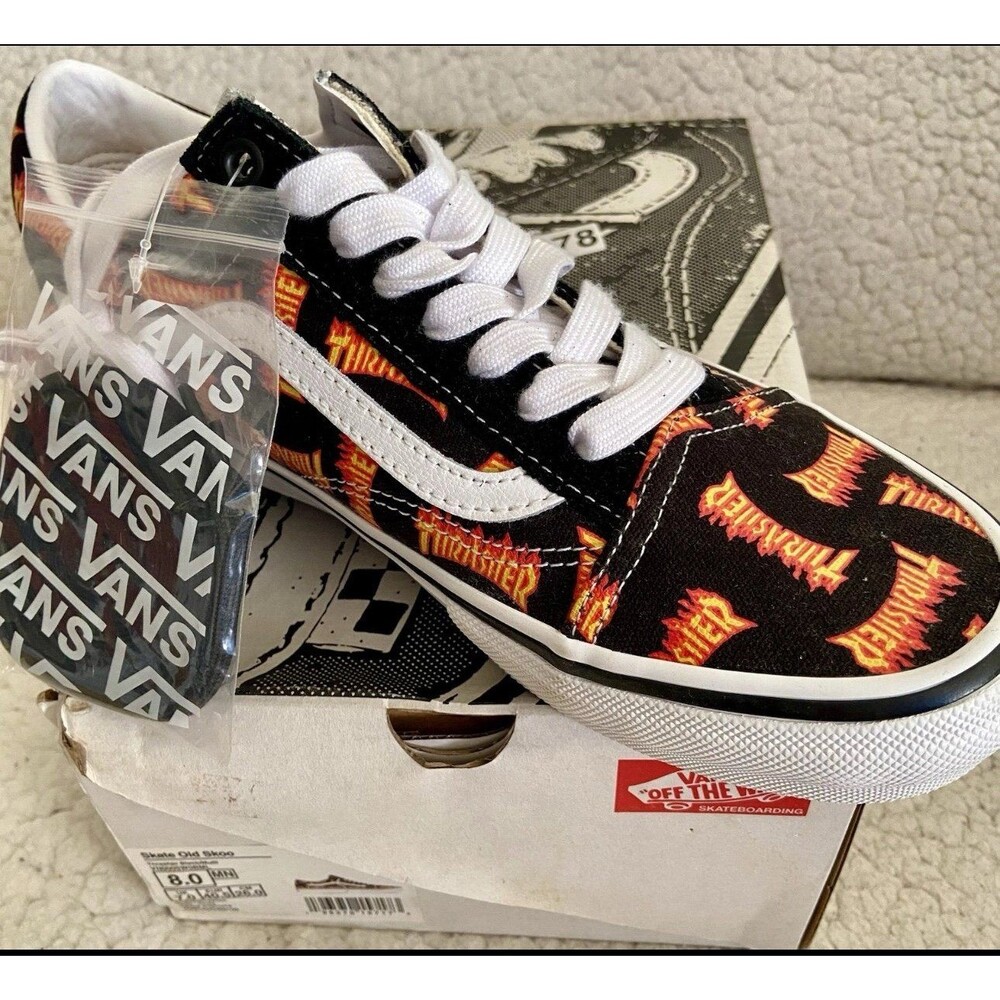 Vans x Thrasher Old Skool Skate Shoes – Men’s 8 / Women’s 9.5 - Picture 4 of 6